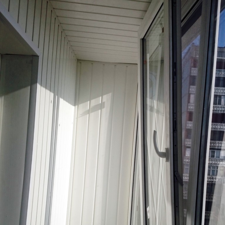 Пример отделки балкона или лоджии